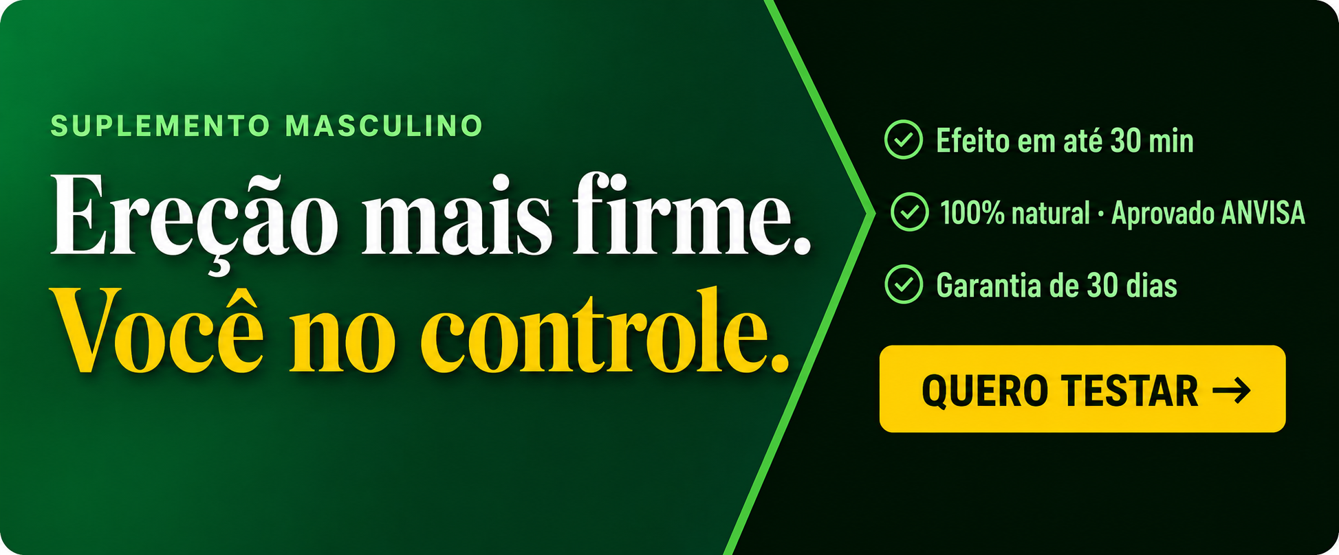 Saúde sexual masculina — suporte natural