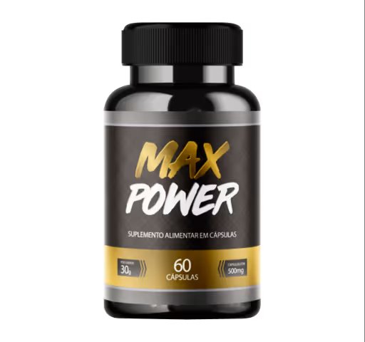Max Power suplemento em cápsulas 500mg - max power funciona mesmo para desempenho masculino